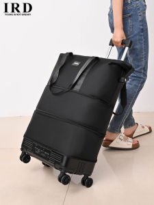 IRD | Portable Large Capacity Multi-layer Travel Bag With Trolley And Wheels