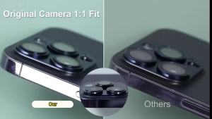 For IPhone 16 Pro Max 16 Plus Metal Camera Lens Protection Glass For IPhone 15 13 12 11 14 Pro Max Full Cover Phone Camera Glass