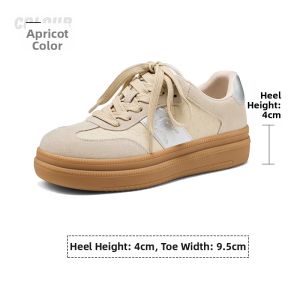 Josiny | Thick Sole Height Increasing Casual Shoes Soft Bottom