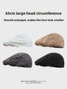 BILLI ZILLY | Mũ đi mưa American Retro Womens Beret Mũ đi mưa thoáng khí có lỗ hở Mũ đi mưa họa sĩ mùa xuân hè thường ngày đa năng