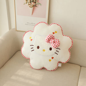 Cute Girl Heart Petal Cinnamon Dog Melody Series Home Sleep Pillow Sofa Cushion Cartoon PP Cotton Filled Velvet Cover
