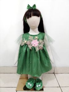 Gaun Pesta Bayi Perempuan 0-12 bulan Baju bayi Gaun bayi perempuan Dress anak