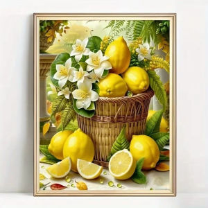 500/1000/1200/2000PCS Jigsaw Puzzle Lemon Blossom Floral Art For Adults Great Weekend Relaxation And Family Fun
