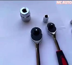 【Professional】Quick Release Ratchet Spanner Wrench Tool Automatic Ratchet Socket Ratchet Mechanic Foreman Tools