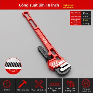 Cờ lê ống điều chỉnh miệng lớn dày
