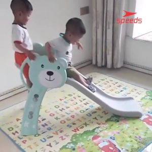 MOLION SNI Perosotan Anak Karakter Mainan Seluncuran Anak Free Ring Basket Prosotan 2 In 1 001-M1101