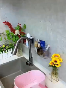 Suction Cup Faucet Shelf U‑Shaped No Drill Wall Mount Bathroom Organizer Drainage Rack For Sink Vanity Countertop Storage Holder