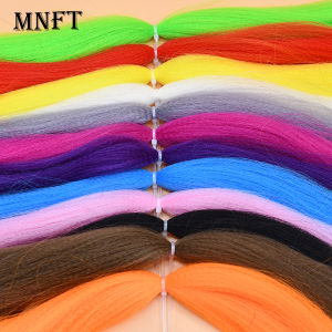 2Packs Flash Synthetic Tying Fiber for Saltwater Jig Hook Assist Lure Making & Fly Fishing Streamer Material
