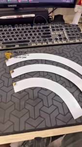 Góc La INOX 34mm bo cong Góc cong la inox trang trí nẹp inox bo cong 34mm