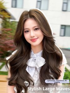 XIAOQI | Natural-looking Volume Increasing Invisible Wig Curly Long Hairpiece