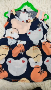 Pakaian Anak Gadis Baju Baby Girl Dress Kids Fashion Cute Summer Sleeveless Cotton Silk Cartoon Dress 6 Bulan - 5 Tahun