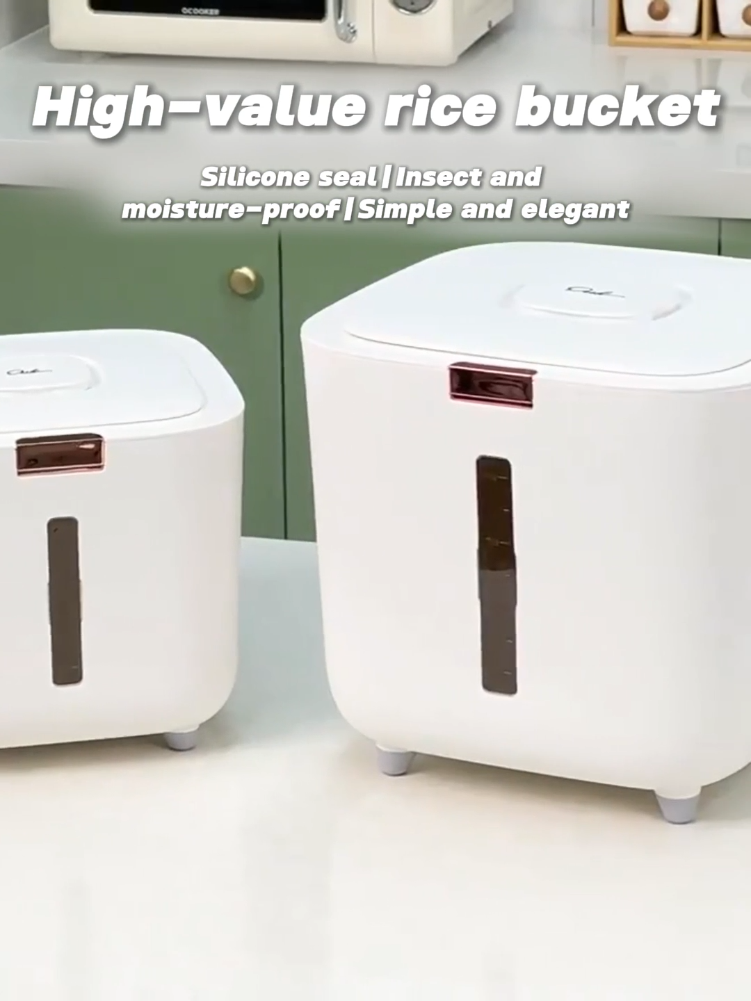 5/10KG Rice Dispenser With Cup Lightproof Airtight Home Kitchen Food Storage Container Kitchenware