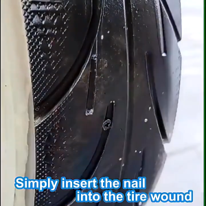 10 PCS Tambal Ban Tubeless Motor Vacuum Tire Repair Nail Kit Sekrup Karet Tambalan Ban Kancing Perbaikan Cepat