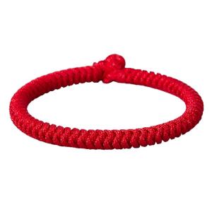 QINGXIANGTAI | Zodiac Year Red Rope Bracelet with Strong Knot