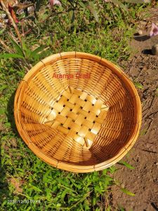 กระจาด ตะกร้า ไม้ไผ่ ขนาด 9121416  นิ้ว ข้อมูลเพิ่มอ่านด้านล่าง