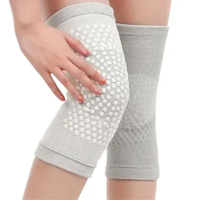 MELEDE 2pcs Self Heating Kneepad Magnetic Therapy Knee Pads Arthritis Relieve Pain Massager Pads Improve Blood Circulation Breathable Warm