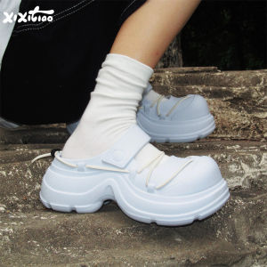 XIXITIAO | Giày Xỏ Đế Bán Phần Có Dây Lưng Và Khe Hở
