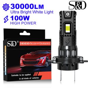 30000LM 100W H7 H11 LED Headlight Bulb 9005/9006 6500K CSP 3570 Chips Super Bright Car Headlamp Auto Diode Lamps Canbus 12-24V