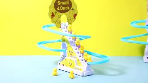 Mainan Track Tangga Small Bebek Kitty Pinguin Doraemon / Mainan Anak Truck / Mainan Seluncuran bebek