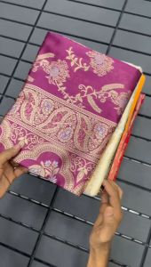 [PRE-ORDER 15 DAYS] SOFT LICHI SILK SAREE {ETA:2025-12-31}
