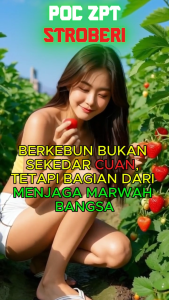Pupuk Stroberi BERBUAH LEBAT | Pupuk Strowbery | POC ZPT Stroberry | Perangsang Buah Besar & Merah