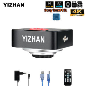 KUAIQU | YIZHAN 4K 180X Lens Digital Microscope for Soldering 60MP HD Camera IMX415L HDMI USB Ring Light Adjustable Video Microscope