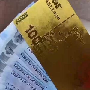 5pc golden money 2025 year of the snake gold foil lucky money paper feng shui gold coin 2025 new year pampaswerte sa negosyo pampaswerte sa wallet lucky charms money magnet decoration pampa swerte sa lahat gold money for 2025 feng shui lucky charm display