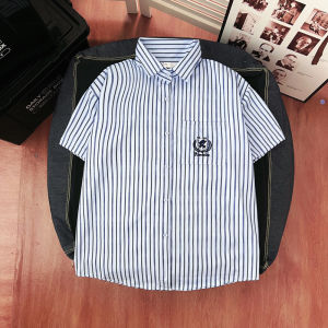 Áo Sơ Mi POLO Harry Potter Phong Cách Mới Dáng Rộng Cổ Polo Họa Tiết Sọc Cổ Điển Phong Cách Hàn Quốc Giản Dị Giản Dị
