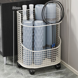 WUBUWEI | Portable Organizer Rack for Fitness Equipment and Yoga Mats