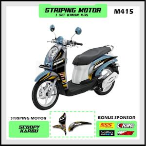 Stiker Striping Scoopy Lagi Viral Decal Motor Scoopy Variasi Keren New