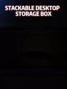 Desktop Storage Box Easy Assembly Desktop Drawer Boxes Stackable Desktop Storage Dormitory Desktop Stationery Organizer