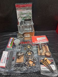 Paketan Blok Seher 3CI Vixion New Vixion Old Komplit 9 item Blok seher+Stang seher+Bearing Kruk as 2pcs+Noken As+Platuk+Klep set+Rantai keteng+Topset+Lem
