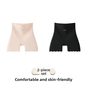 Miiow | Ice Silk Seamless Safety Pants Womens Summer New Style Prevent Exposure Two-In-One No Hemming Tummy Control Butt Lifting