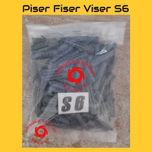 (100 pcs) Piser S6 / Fiser S6 / Viser Tembok 6mm