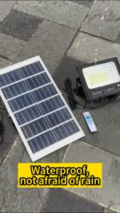 solar light with solar panel outdoor waterproof IP68 street lamp 3000w indoor ceiling light automatic sensing
