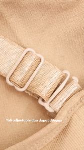 WIMIU Tanktop Tank Top Crop Top Croptop Sport Bra BH Sport BH Wanita Singlet Kutang Wanita Perempuan Cewe Women Woman Busa 100151