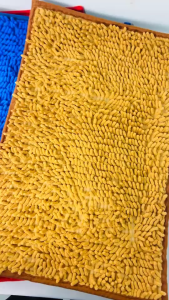 พรมเช็ดเท้า พรมตัวหนอน พรมเช็ดเท้านาโน ขนาด36*56 ซม.พรมเช็ดเท้าไมโครไฟเบอร์ พื้นกันลื่นอย่างดี