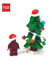 Đồ Chơi Khối Nhựa Nhỏ Đồ Trang Trí Cây Thông Giáng Sinh Đồ Chơi Đèn LED Đồ Chơi Mô Hình Đồ Chơi Lắp Ráp Đồ Chơi Cho Trẻ Em