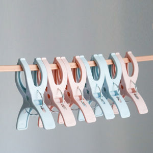 Large Open Windproof Plastic Clothes Drying Clips Clothesline Fixing Clips for Drying Clothes Quilts And Laundry Care