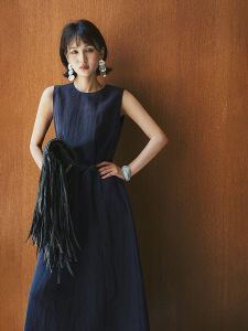 Sleeveless Silk Chiffon Dress Summer
