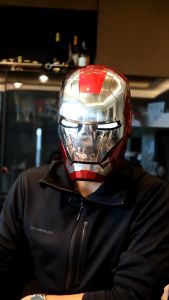 MK5 1:1 IRON MAN mark5 MK5 WEARABLE HELMET WITH REMOTE & VOICE CONTROL ⚡【Readystock】