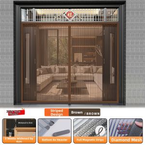 LUOYOUTE | Full Magnetic Strip Insect Repellent Door Curtain