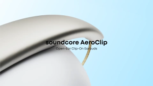 Anker Soundcore AeroClip Open-Ear Clip-On Earbuds A3388 | Adaptive Comfort | Richer Bass | AI-Boosted Clear Calls