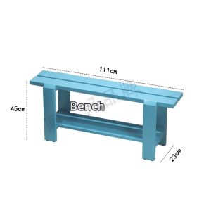 ALEDAN | Nordic Style Multi-use Bench Memphis Design Dual-color Aesthetic