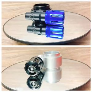 Full bộ Núm tăng chỉnh Phuộc HPA núm lớn xài phuộc YssOhlinsRCBYssNitron... màu đen và trắng bên trái