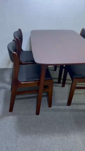 Bộ Bàn Ăn 4 Ghế Bella – Gỗ Cao Su Tự Nhiên Cao Cấp – Phù Hợp Chung Cư - Bh 1 Năm