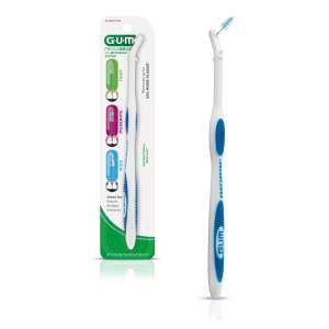 GUM® Proxabrush® Permanent Handle With Tight Moderate & Wide Go-Betweens® Heads / 8-pc Refills