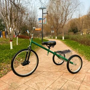 YUANZHENQICAI | Folding Outdoor Retro Style Tricycle