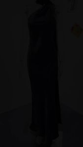 Elegant Lady Dinner Dress For Party Solid Halter Sleeveless Backless Lace Up Slim Female Long Dress Fashion Summer Long Skirt