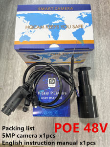 5MP Door Eye IP POE Camera Mini Peephole 1.66mm Lens Motion Detection Video-eye Viewer Intercom Home Security Surveillance Cam